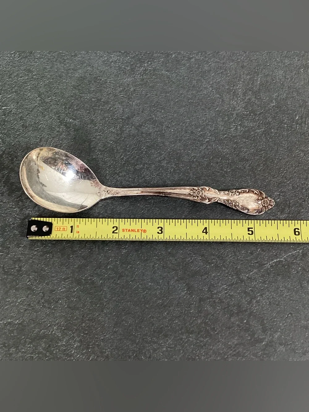 Vintage Silver Gravy Ladel, Sauce Ladle, Sugar Spoon Wm Rogers Grand Elegance